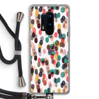 Tropical Dots: OnePlus 8 Pro Transparant Hoesje met koord