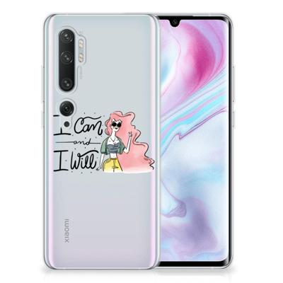 Xiaomi Mi Note 10 Pro Telefoonhoesje met Naam i Can Xiaomi Mi Note 10 Pro Telefoonhoesje met Naam i Can