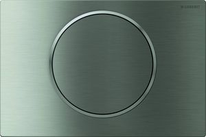 Geberit Sigma 10 bedieningspaneel rvs geborsteld RVS voor Sigma reservoirs 8cm (UP720) en 12cm (UP320)