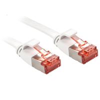 LINDY 47560 RJ45 Netwerkkabel, patchkabel CAT 6 U/FTP 0.30 m Wit 1 stuk(s) - thumbnail