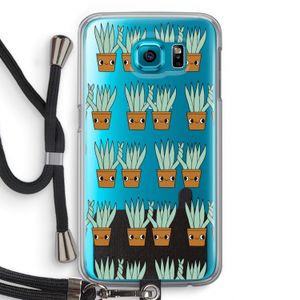 Sansevieria: Samsung Galaxy S6 Transparant Hoesje met koord
