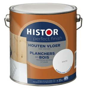 histor perfect finish houten vloer zijdeglans white 0.75 ltr