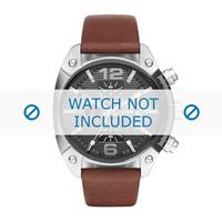 Horlogeband Diesel DZ4381 Leder Bruin 24mm