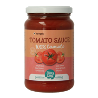 TerraSana Tomatensaus 100% tomaat bio 340 Gram