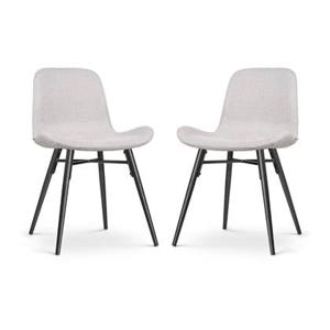 Nolon Nova-Fé Eetkamerstoelen Set van 2 - Beige - Zwarte Poten