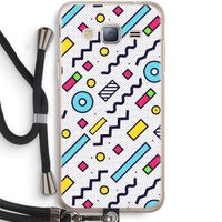 8-bit N°8: Samsung Galaxy J3 (2016) Transparant Hoesje met koord