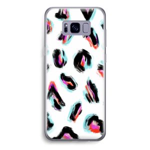 Cheetah color: Samsung Galaxy S8 Transparant Hoesje