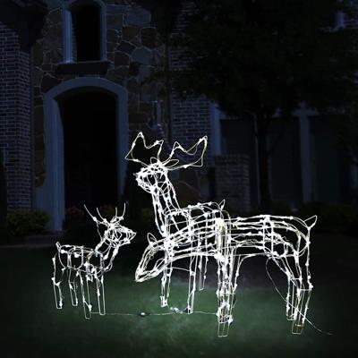 VidaXL 3-delige kerstverlichting rendieren 229 led&apos;s