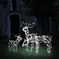 VidaXL 3-delige kerstverlichting rendieren 229 led&apos;s
