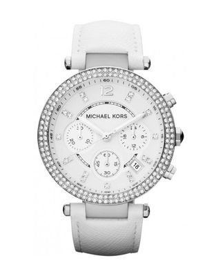 Horlogeband Michael Kors MK2277 Leder Wit