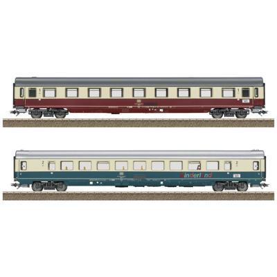 TRIX H0 23143 H0 set van 2 personenrijtuigen Fern Express FD 1980 Königsee van de DB Set 2