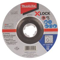 Makita Accessoires E-00393 | Afbraamschijf | X-LOCK | 125x6,0x22,23mm | staal - E-00393 - thumbnail