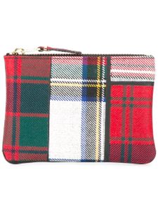 Comme Des Garçons Wallet porte-monnaie à motif tartan - Rouge