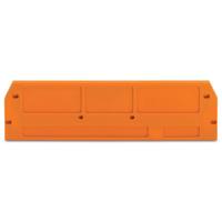 WAGO 280-373 Afsluit- en scheidingsplaat Oranje 100 stuk(s)
