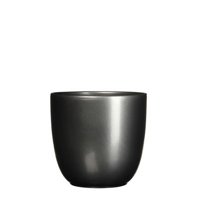 Bloempot Pot rond es/17 tusca 18.5 x 19.5 cm antraciet Mica - Mica decorations