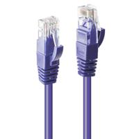 LINDY 48129 RJ45 Netwerkkabel, patchkabel CAT 6 U/UTP 20.00 m Violet 1 stuk(s)