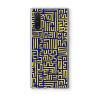 Majorelle Blue Print: Samsung Galaxy Note 10 Transparant Hoesje