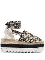 Stella McCartney espadrilles Gaia à plateforme - Tons neutres