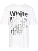 White Mountaineering t-shirt en coton à logo imprimé - Blanc