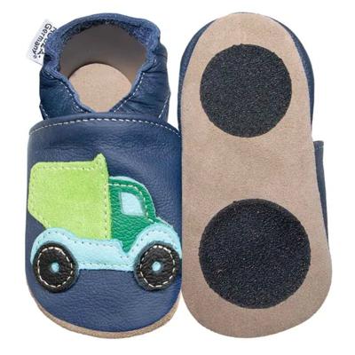 Hobea babyslofjes extra antislip LKW dunkelblau-24-25
