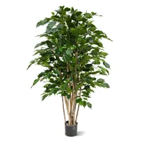Ficus Exotica Deluxe 125 cm - Kunstplant - thumbnail