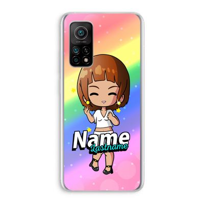 Chibi Maker vrouw: Xiaomi Mi 10T 5G Transparant Hoesje