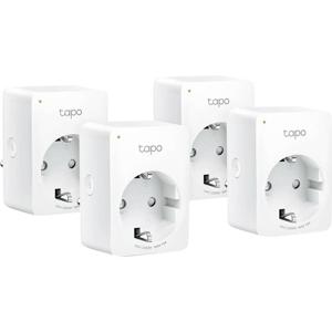 TP-LINK Tapo P100(4-pack) V1.2 Tapo P100(4-pack) V1.2 Draadloze schakelaarset Bluetooth 4-delig