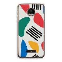 Illustratieve pop 1: Motorola Moto Z Force Transparant Hoesje