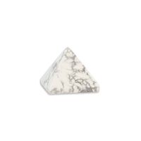 Edelsteen Piramide Howliet wit - 25 mm - thumbnail