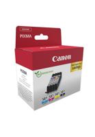 Canon Inktcartridge CLI-581 BK/C/M/Y Multi Pack Origineel Combipack Zwart, Cyaan, Magenta, Geel 2103C007