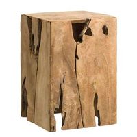 Decoratief blok Fenn - recycled hout - 35x25x25 cm - Leen Bakker - thumbnail
