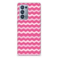 OPPO Reno 6 Pro Plus 5G | TPU bumper | Waves Pink