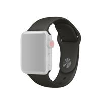 For Apple Watch Series 3 & 2 & 1 38mm Fashion Simple Style Silicone Wrist Watch Band (Grey)