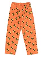 The Animals Observatory pantalon de jogging à imprimé graphique - Orange - thumbnail