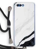 Elegante marmer: Honor 10 Transparant Hoesje met koord Elegante marmer: Honor 10 Transparant Hoesje met koord