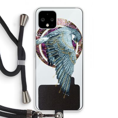 Golden Falcon: Pixel 4 Transparant Hoesje met koord