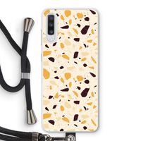 Terrazzo N°13: Samsung Galaxy A70 Transparant Hoesje met koord