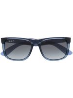 Ray-Ban lunettes de soleil Justin à monture carrée - Bleu - thumbnail