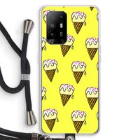 Isjes: Oppo A95 5G Transparant Hoesje met koord