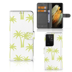 Samsung Galaxy S21 Ultra Hoesje Palmtrees