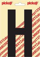 Plakletter Nobel Sticker letter H zwart Pickup - Pickup