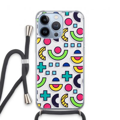 8-bit N°6: iPhone 13 Pro Transparant Hoesje met koord