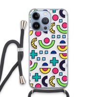 8-bit N°6: iPhone 13 Pro Transparant Hoesje met koord