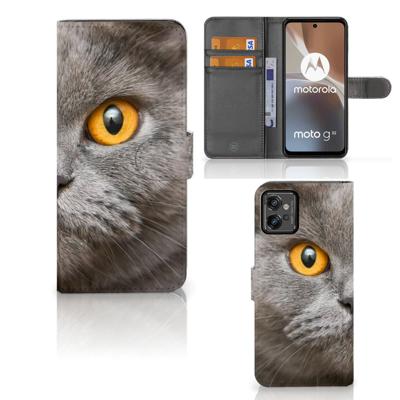 Telefoonhoesje | Met pasjeshouder | Motorola Moto G32 Britse Korthaar