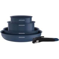 Set di pentole - Adatto a tutti i piani cottura, inclusa l'induzione - ARTHUR MARTIN - AM8896 - Alluminio rivestito in ceramica - 5 pezzi - Blu