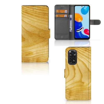 Xiaomi Redmi Note 11/11S | Book Style Case | Licht Hout