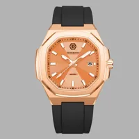 Ditemento Cercario Lazio Horloge Heren Rosé Goud - Maat One Size - Kleur: GoudZwart | Soccerfanshop