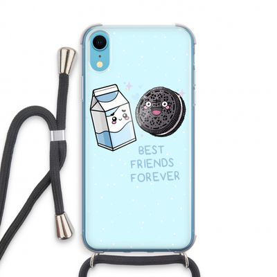 Best Friend Forever: iPhone XR Transparant Hoesje met koord