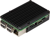 Joy-it ARMOR Case BLOCK SBC-behuizing Geschikt voor serie: Raspberry Pi® Incl. passieve koeler Zwart