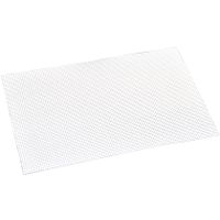 10x Rechthoekige placemats wit geweven 29 x 43 cm